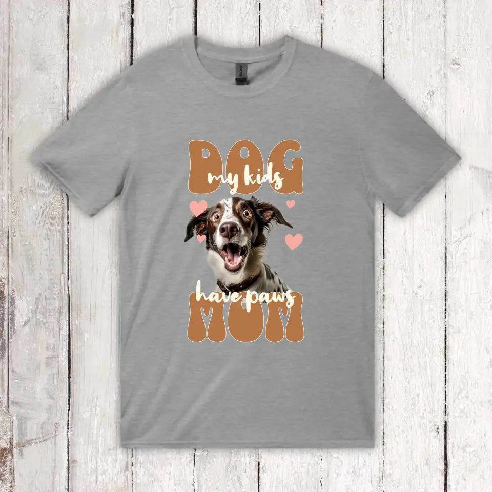Dog Mom mit Foto - Individuelles Foto T-Shirt | Personalize Palace