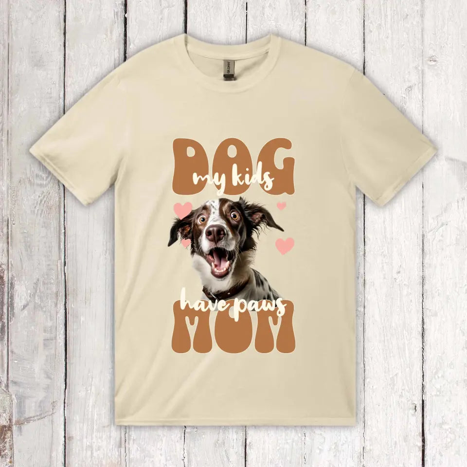 Dog Mom mit Foto - Individuelles Foto T-Shirt
