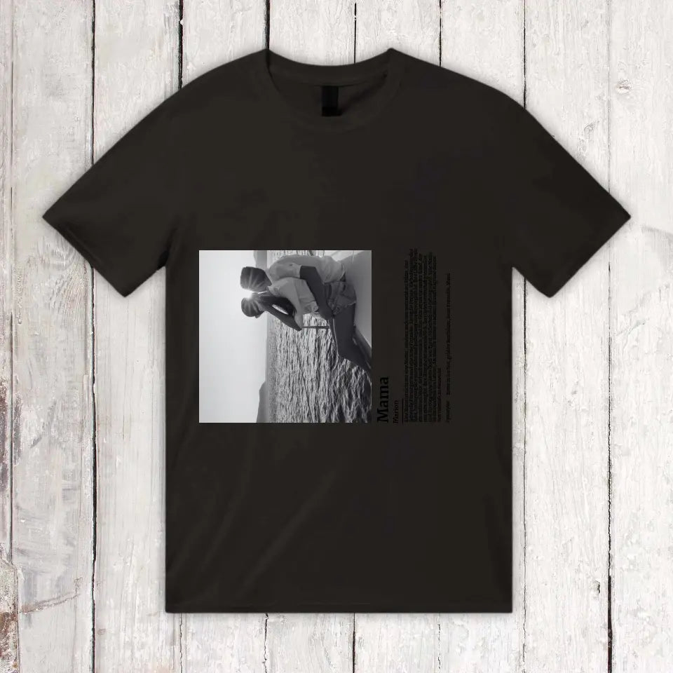 Personalisiertes T-Shirt: Defintion Mama mit Foto - Individuelles T-Shirt | Personalize Palace
