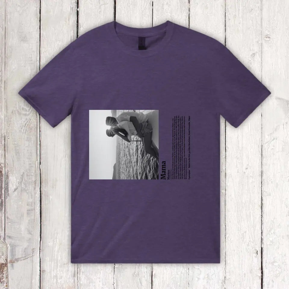 Personalisiertes T-Shirt: Defintion Mama mit Foto - Individuelles T-Shirt | Personalize Palace