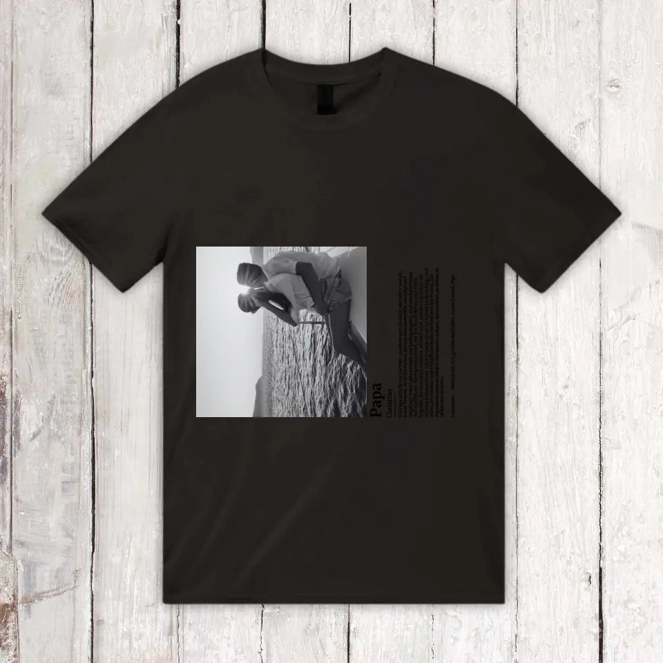 Personalisiertes T-Shirt: Defintion Papa mit Foto - Individuelles T-Shirt | Personalize Palace