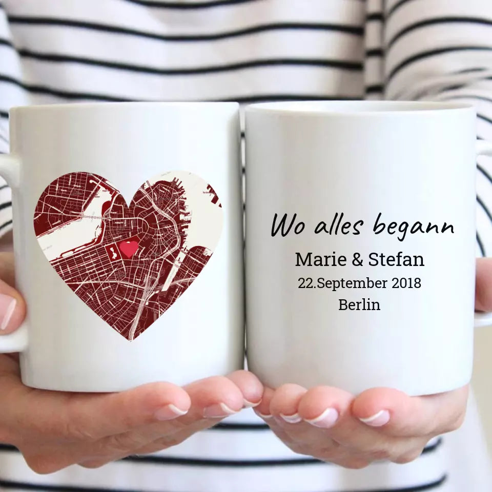 Wo alles begann - individuelle Tasse | Personalize Palace