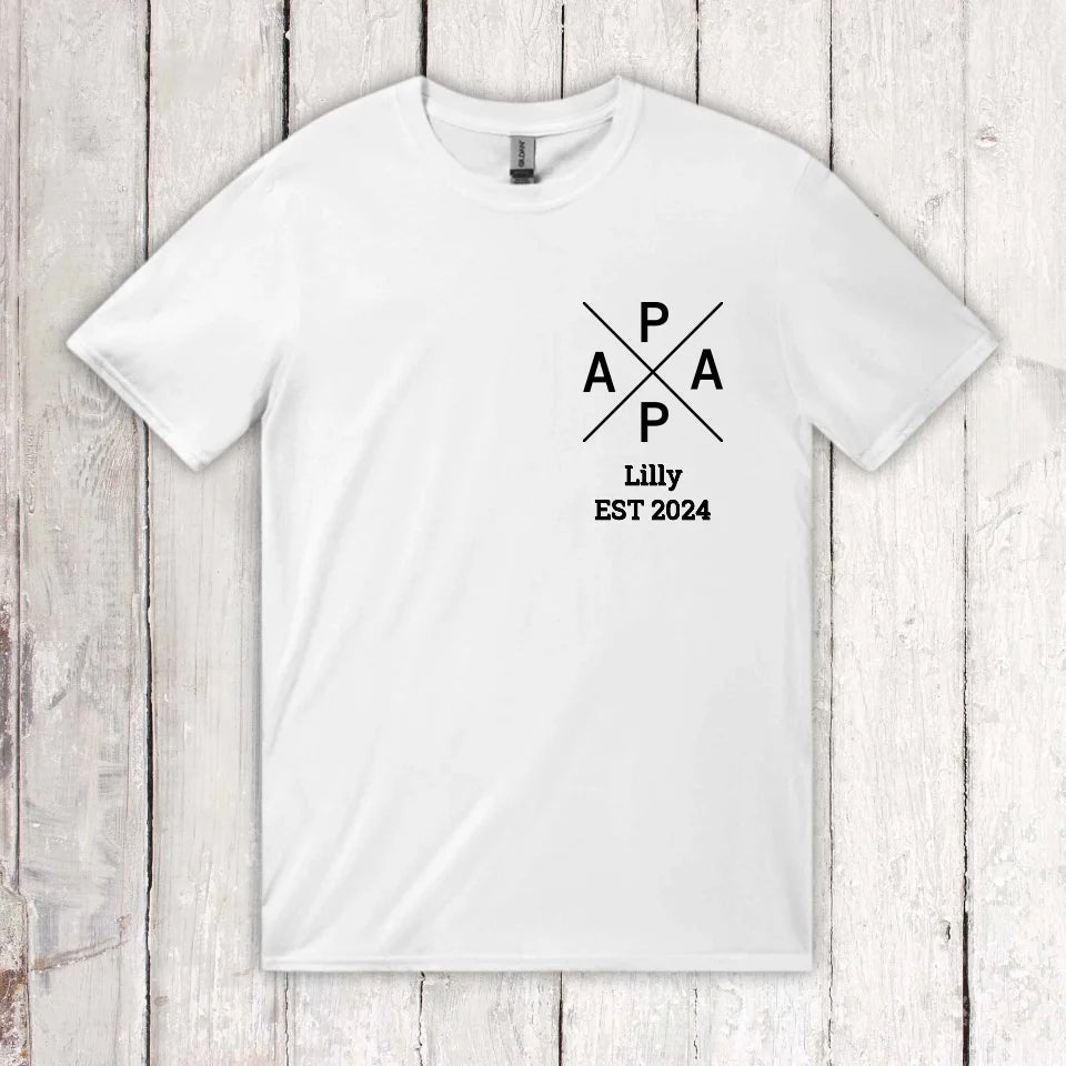 Personalisiertes T-Shirt: PAPA, MAMA, MINI - Individueller Familien-Look | Personalize Palace