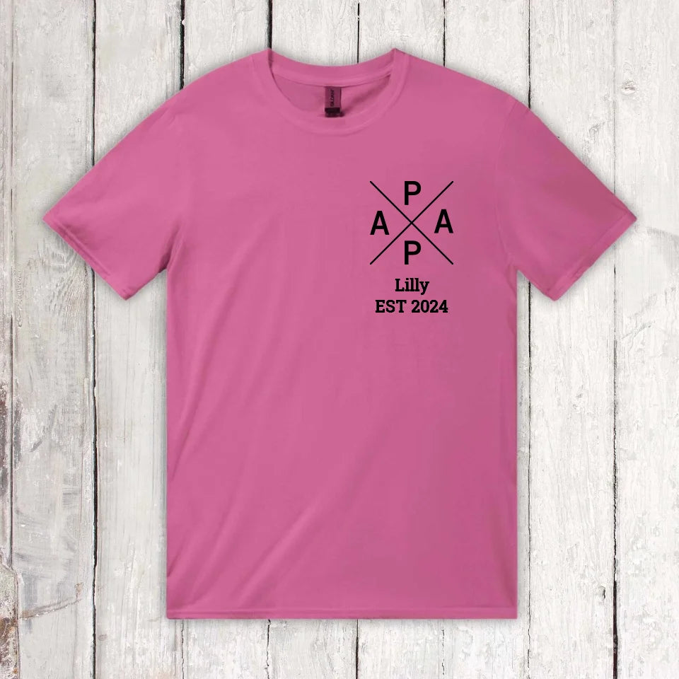 Personalisiertes T-Shirt: PAPA, MAMA, MINI - Individueller Familien-Look | Personalize Palace