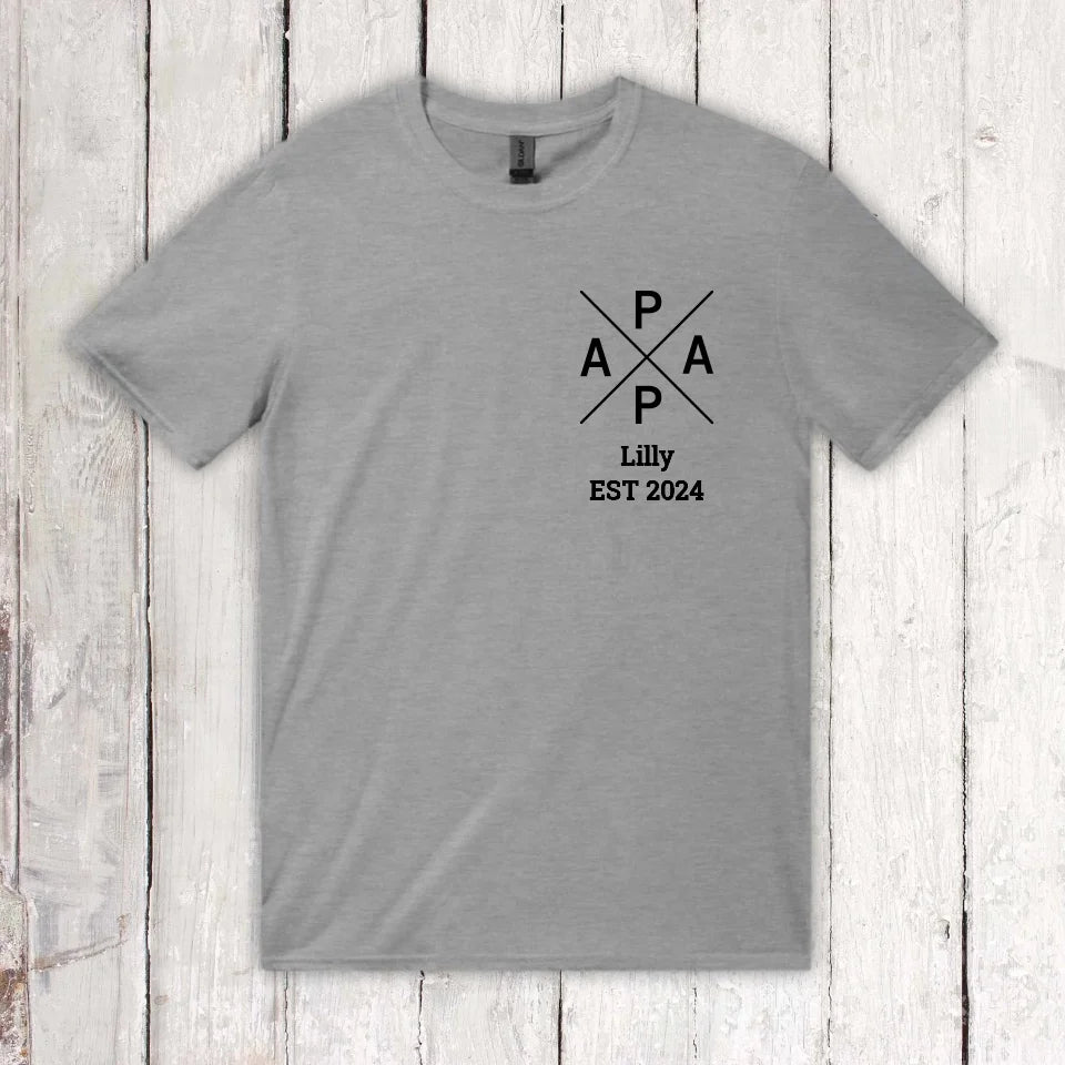 Personalisiertes T-Shirt: PAPA, MAMA, MINI - Individueller Familien-Look | Personalize Palace