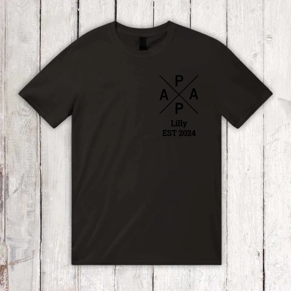 Personalisiertes T-Shirt: PAPA, MAMA, MINI - Individueller Familien-Look | Personalize Palace