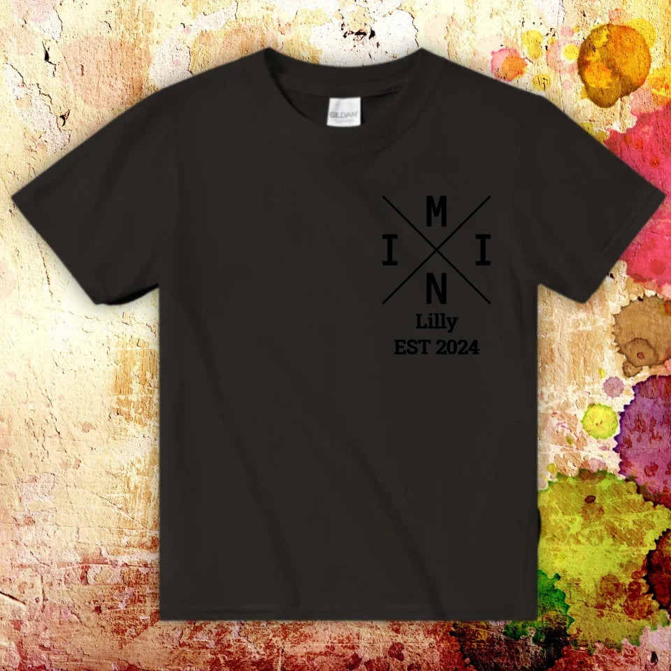 Personalisiertes T-Shirt: PAPA, MAMA, MINI - Individueller Familien-Look | Personalize Palace