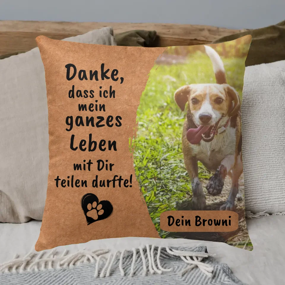 Personalisiertes Kissen: Danke an deine Katze - Individuelles Kissen | Personalize Palace