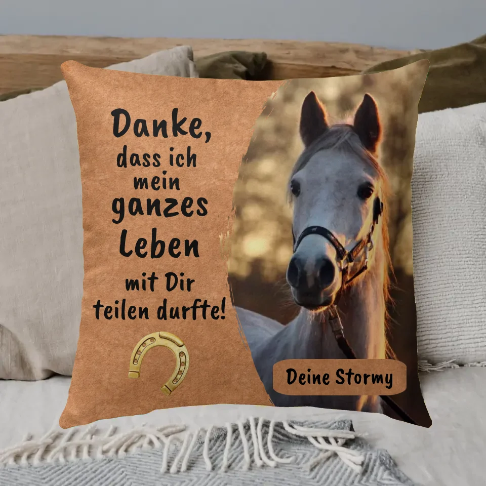 Thank you to your cat - Personalized cushion