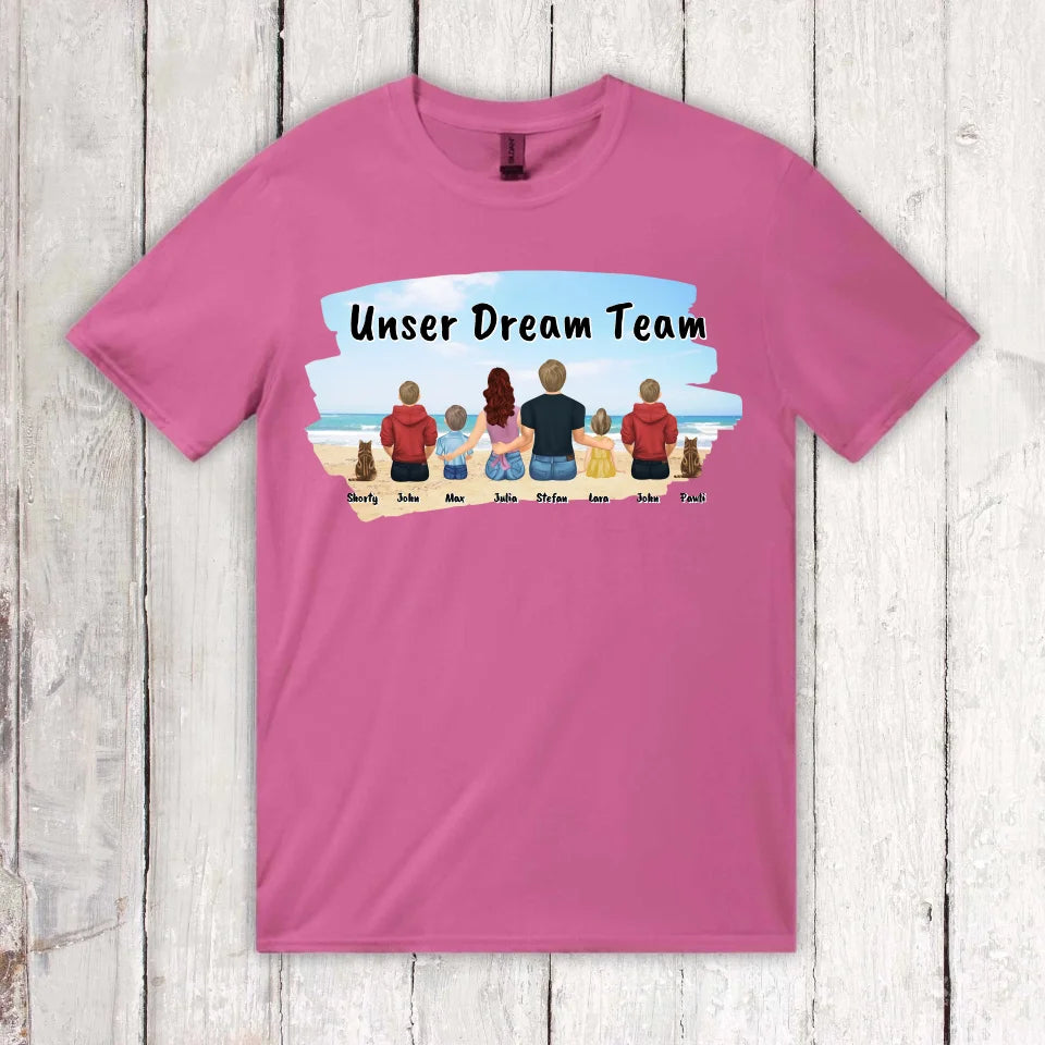 Familie - individuelles T-Shirt | Personalize Palace