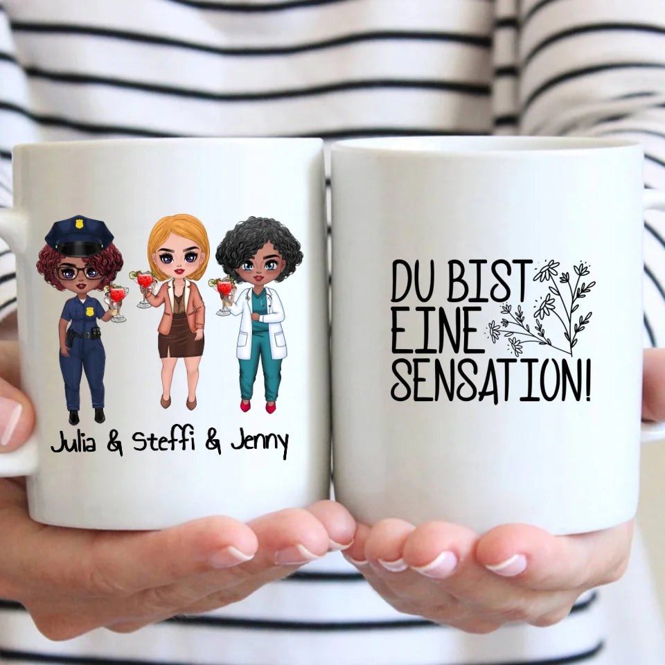 Personalisierte Tasse: Polizei Besties - Individuelle Tasse | Personalize Palace