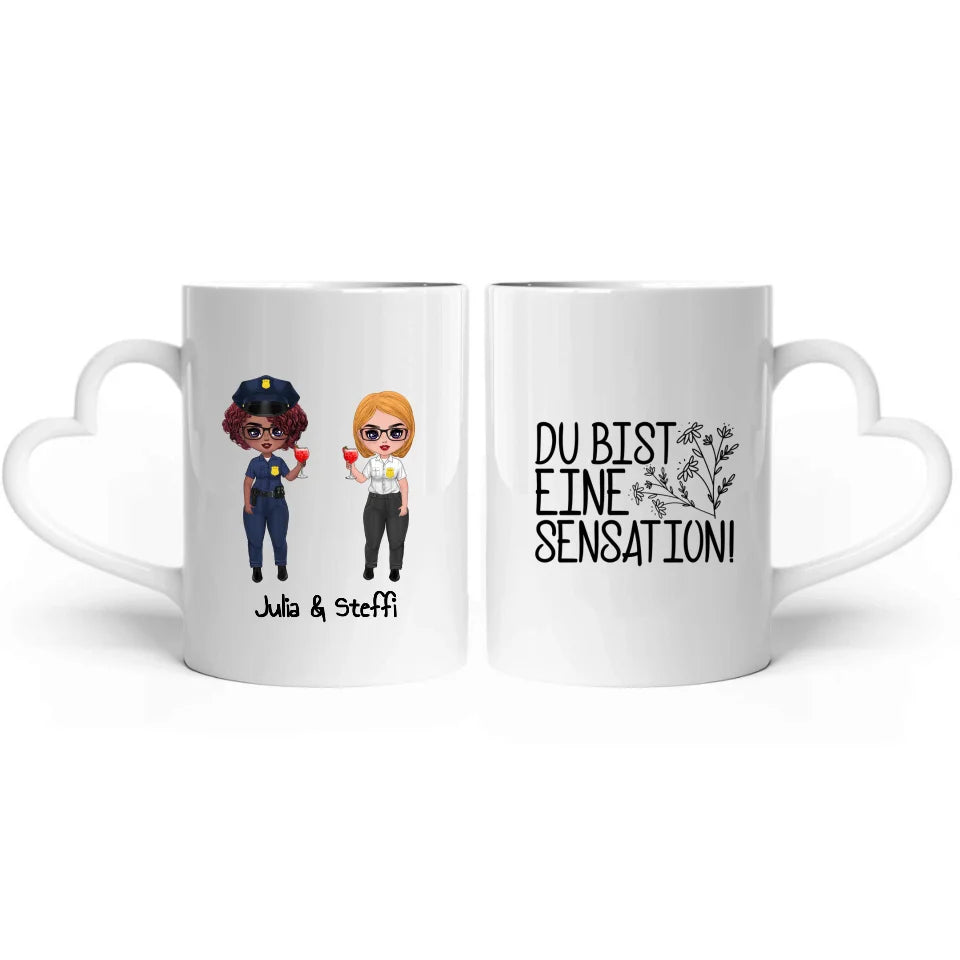 Personalisierte Tasse: Polizei Besties - Individuelle Tasse | Personalize Palace