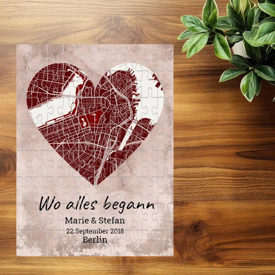 Wo alles begann - individuelles Puzzle | Personalize Palace