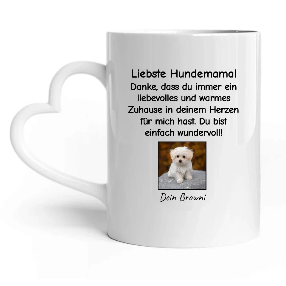 Personalisierte Tasse: Bester Hundepapa/-mama der Welt - Tasse mit Foto | Personalize Palace
