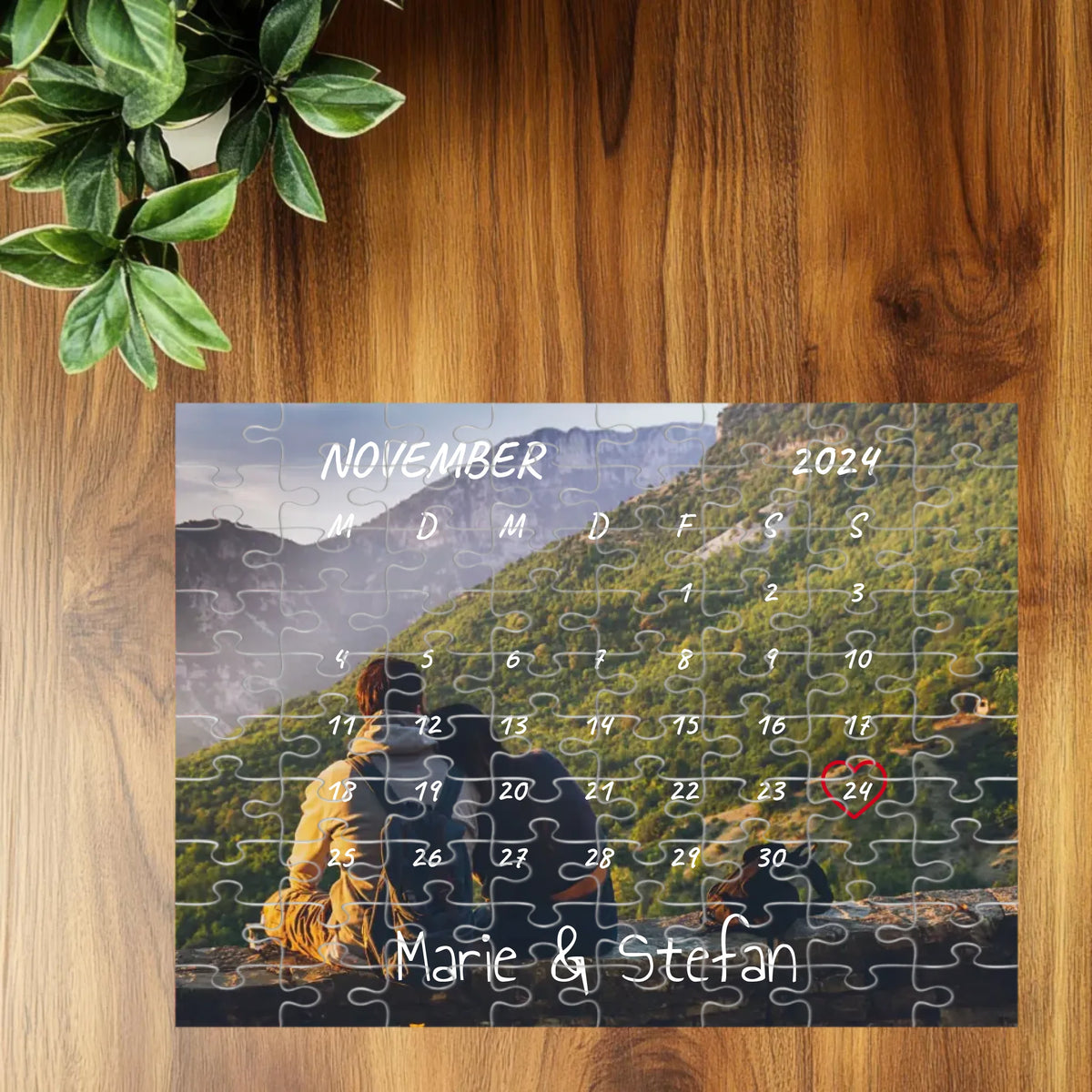 besonderer Tag, Kalender mit Foto - individuelles Puzzle | Personalize Palace