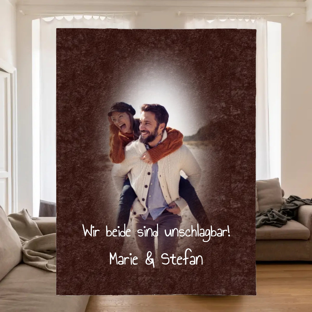 Mom, Grandma, Grandpa, Dad - personalized blanket