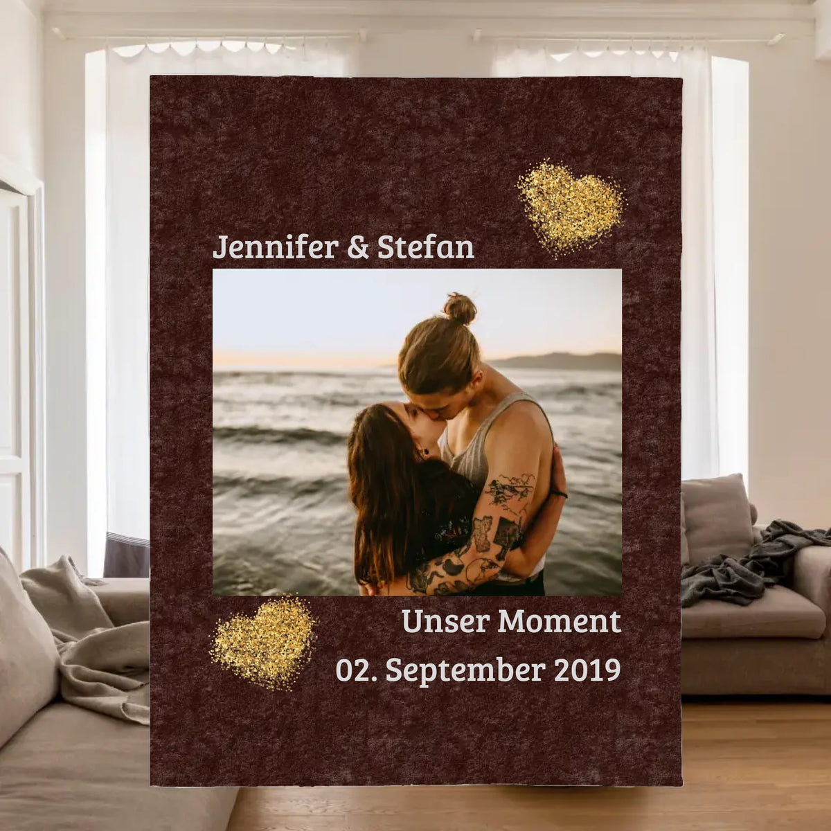Personalisierte Decke: Mama, Oma, Opa, Papa - individuelle Decke | Personalize Palace