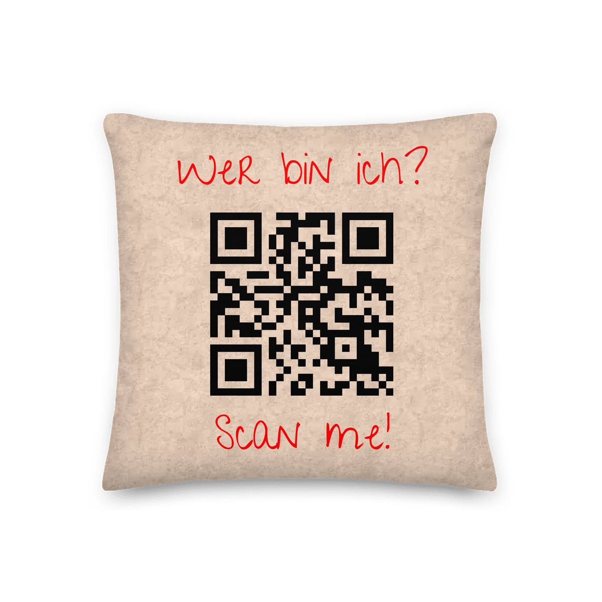 Personalisiertes Kissen: QR Code - individuelles Kissen | Personalize Palace