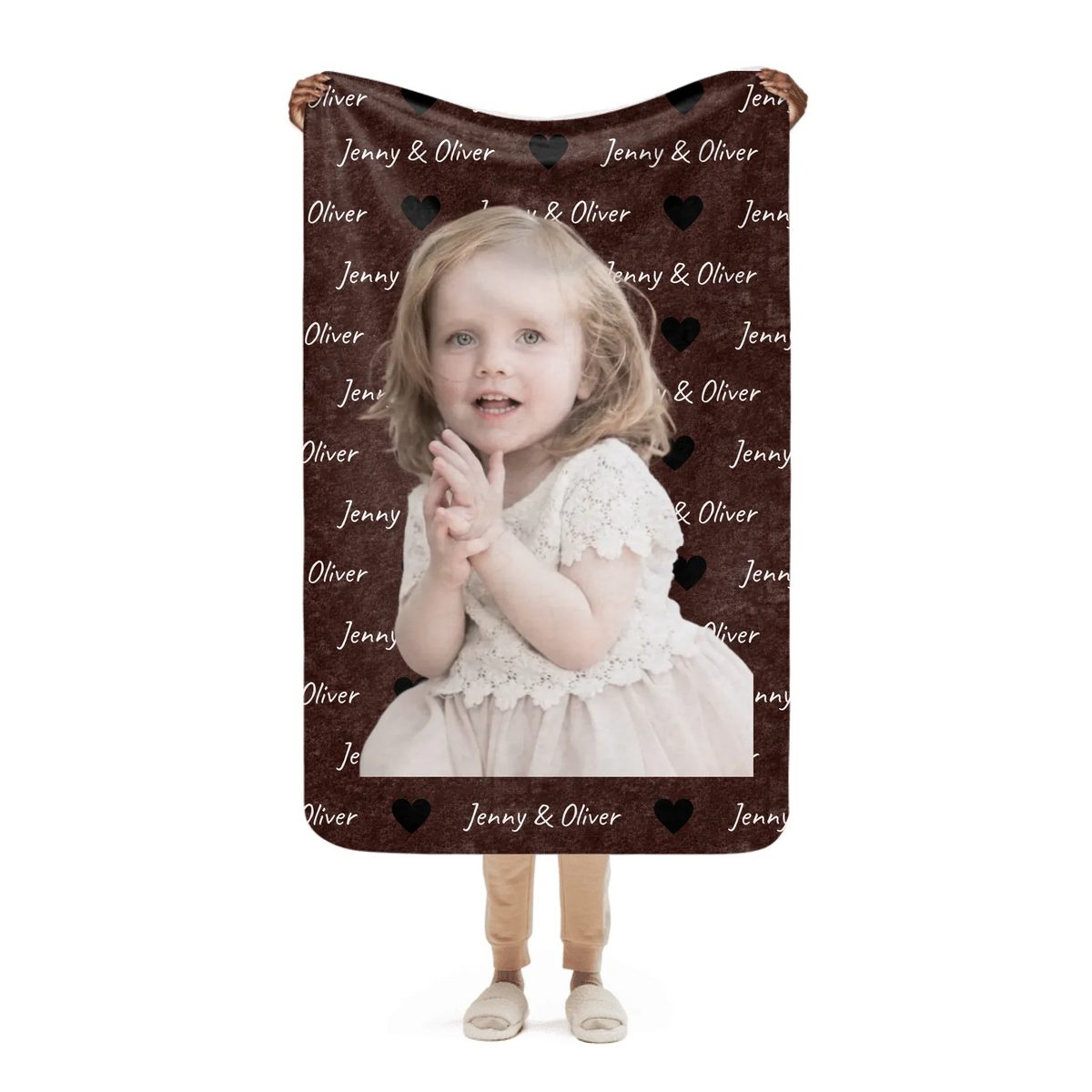 Personalisierte Decke: Foto Lieblingsdecke für Kinder, Eltern und Ureltern - personalisierbare Decke | Personalize Palace