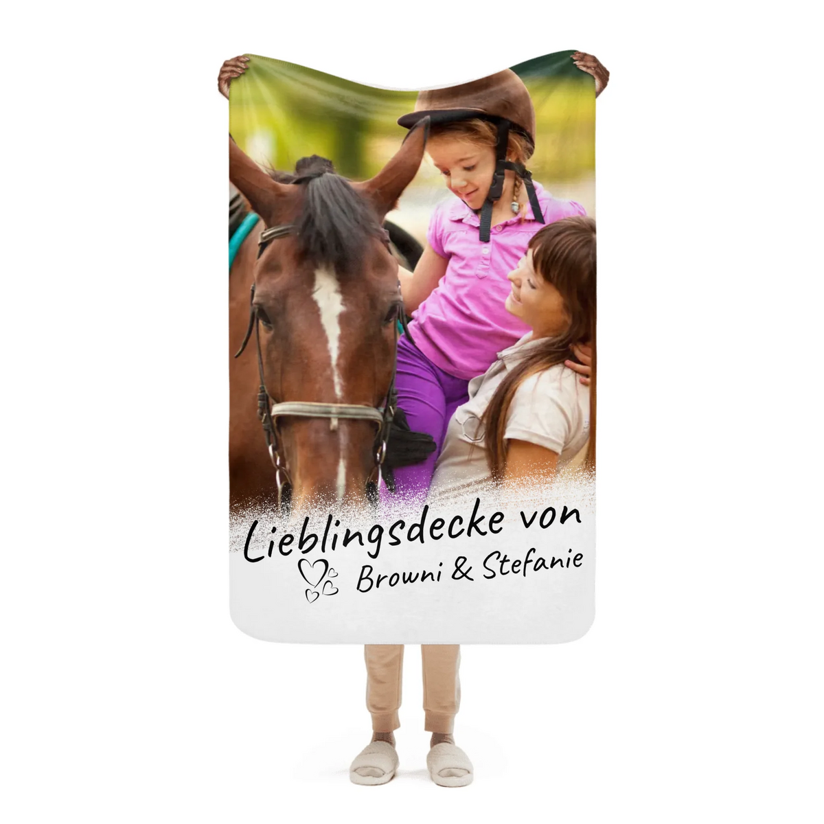 Personalisierte Decke: Hundedecke mit Foto und Text - individuelle Decke | Personalize Palace