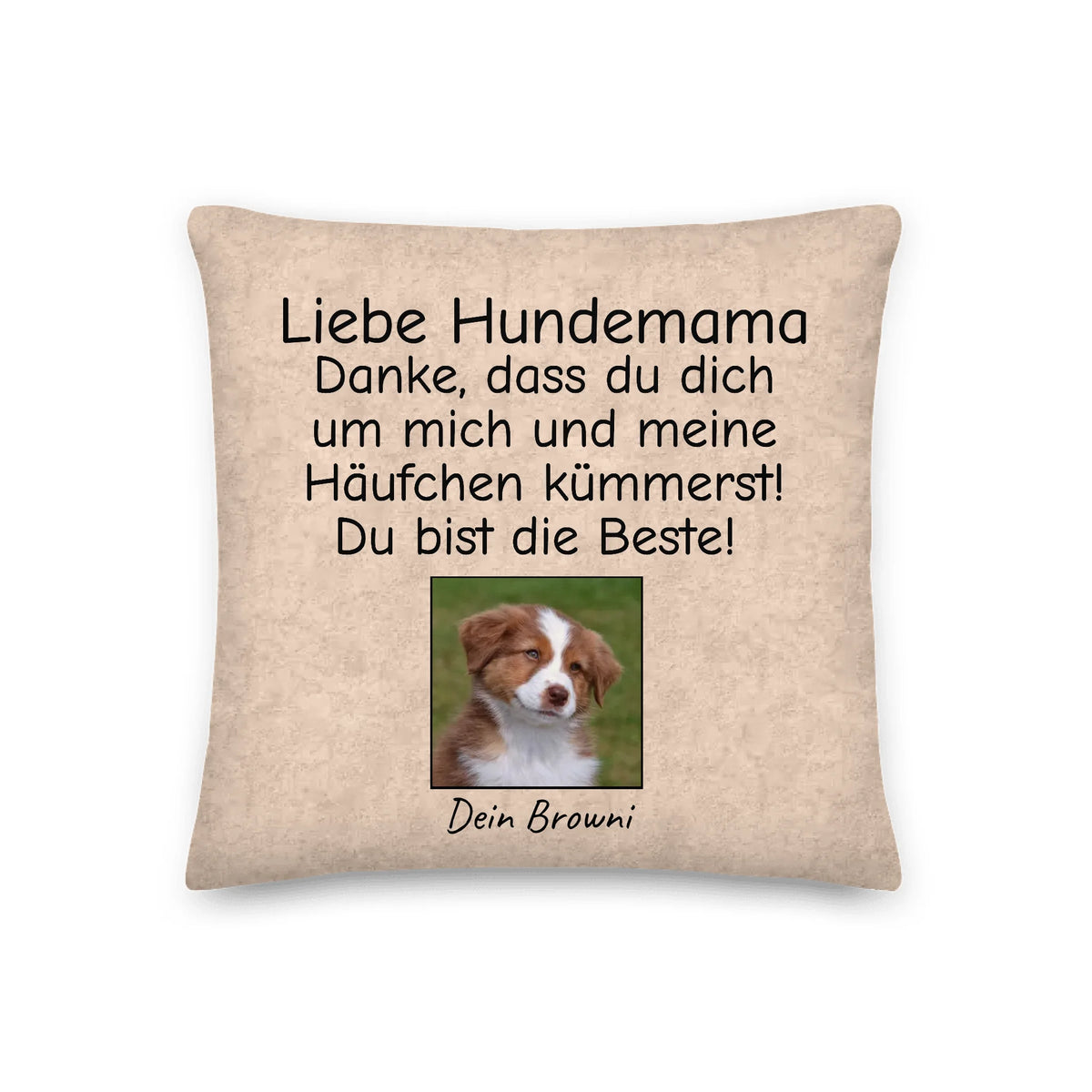 Personalisiertes Kissen: Hunde-Foto ohne Hintergrund - individuelles Kissen | Personalize Palace