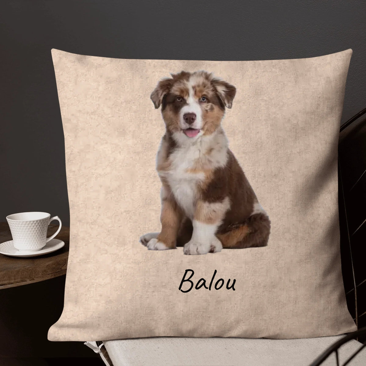 Personalisiertes Kissen: Hunde-Foto ohne Hintergrund - individuelles Kissen | Personalize Palace