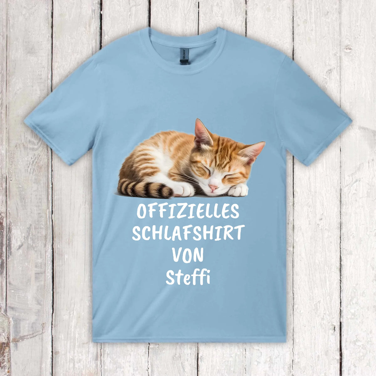 Personalisiertes T-Shirt: Offizielles Schlafshirt mit deinem Foto - Individuelles T-Shirt | Personalize Palace
