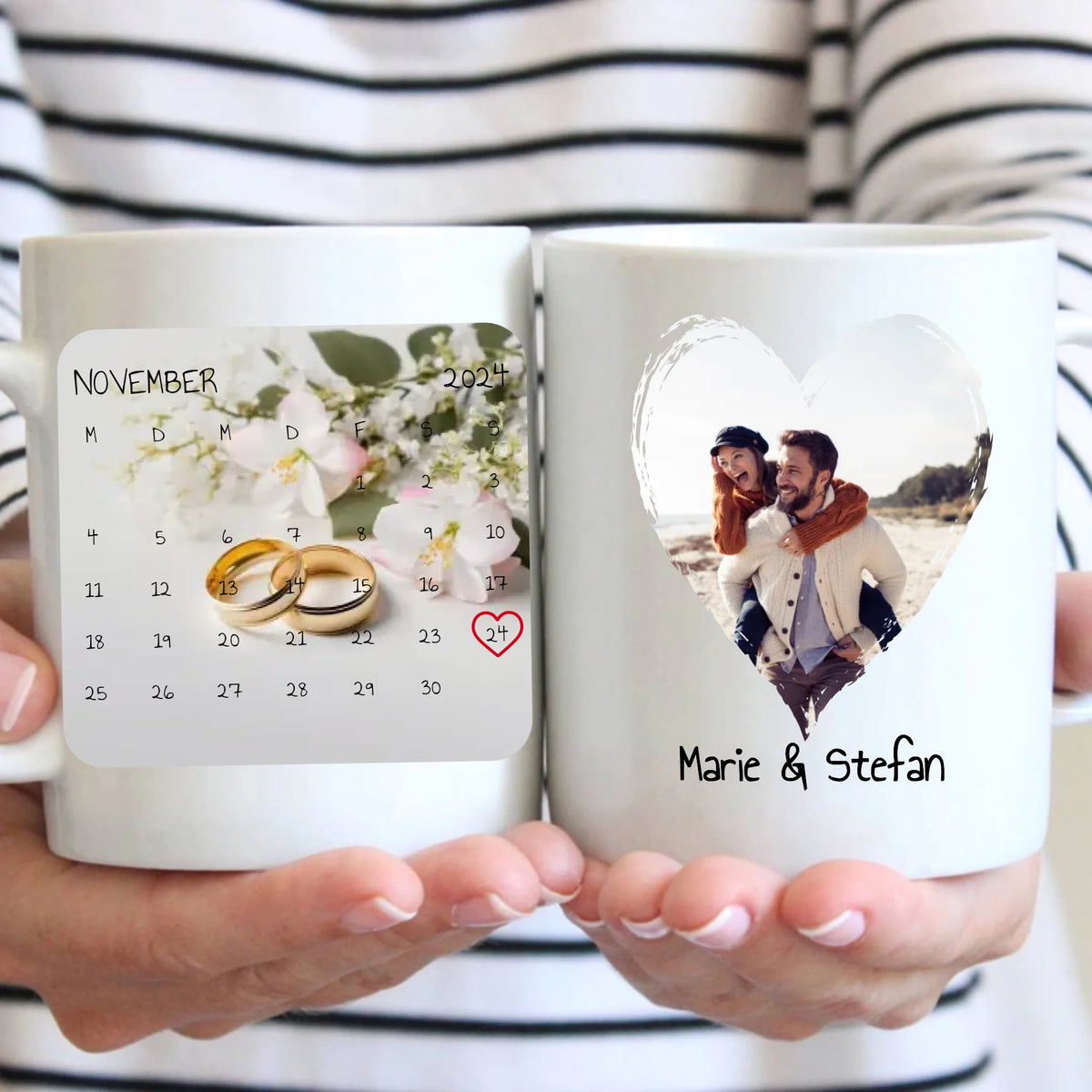 Datum und Kalender mit Foto und Text - Individueller Stanley Thermobecher | Quencher