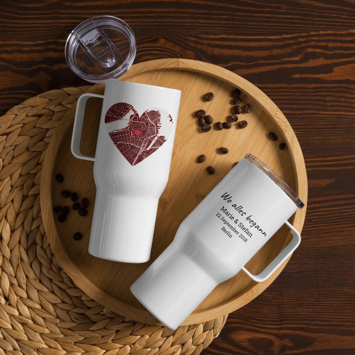 Mit deinem Foto und Text - individueller Quencher | Thermobecher