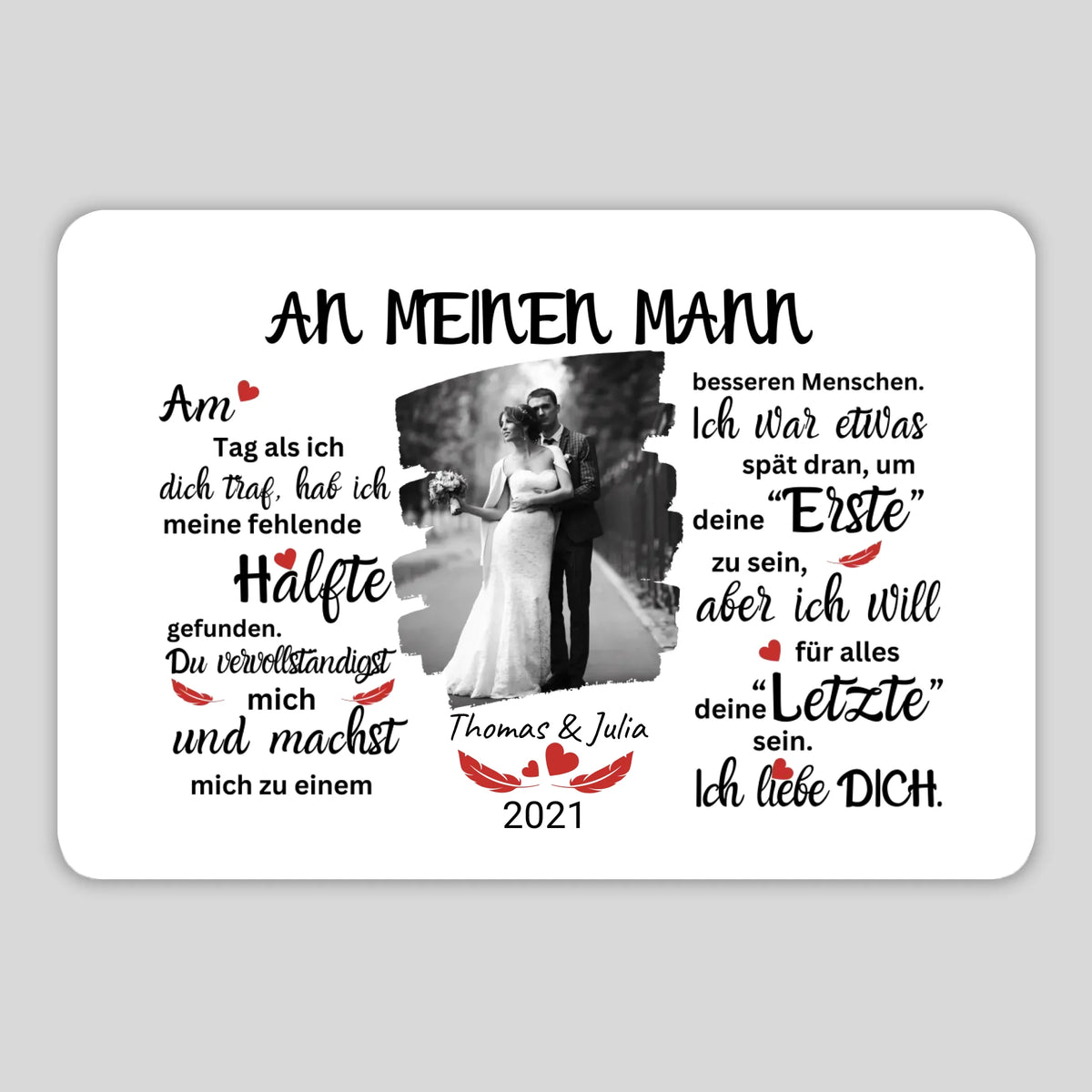 Personalisierte Brieftaschenkarte: Mama Card zum Muttertag - individuelle Brieftaschenkarte | Personalize Palace
