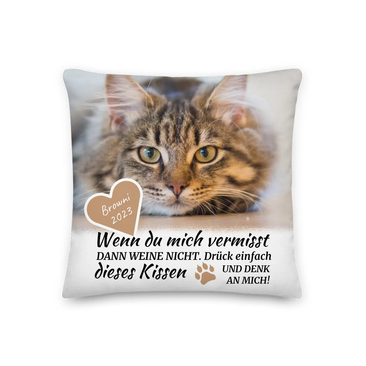 Personalisiertes Kissen: Wenn du mich vermisst - Individuelles Kissen | Personalize Palace