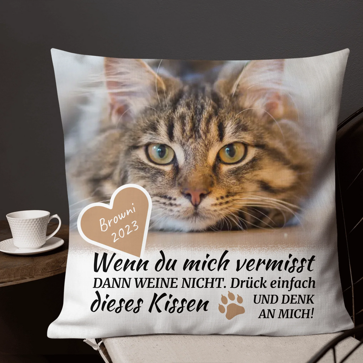 Personalisiertes Kissen: Fotokissen - Individuelles Premium Kissen | Personalize Palace