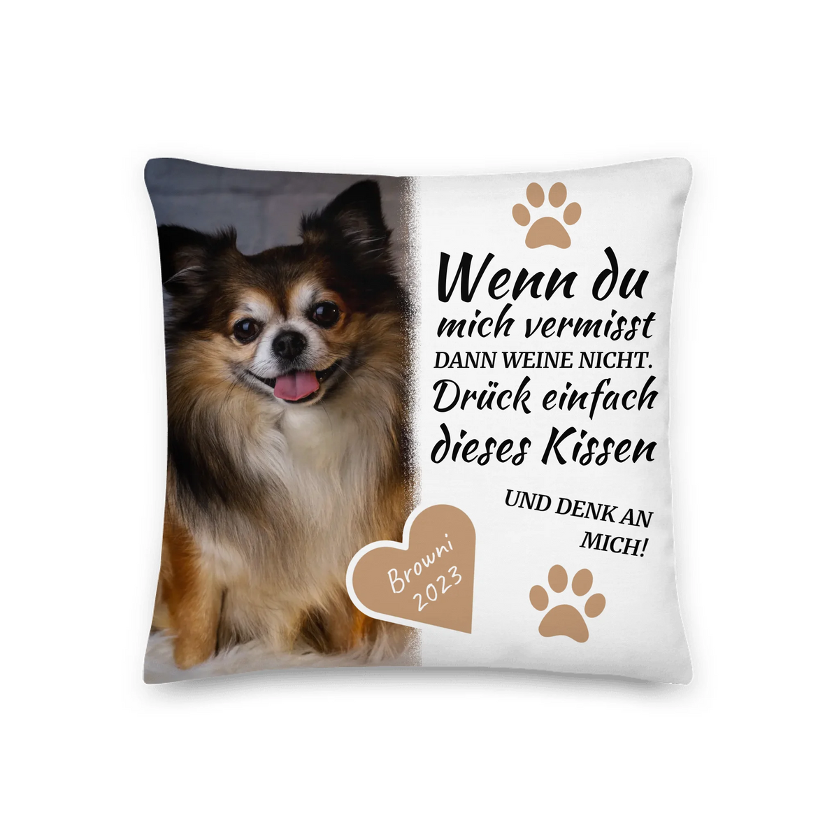 Personalisiertes Kissen: Wenn du mich vermisst - Individuelles Kissen | Personalize Palace