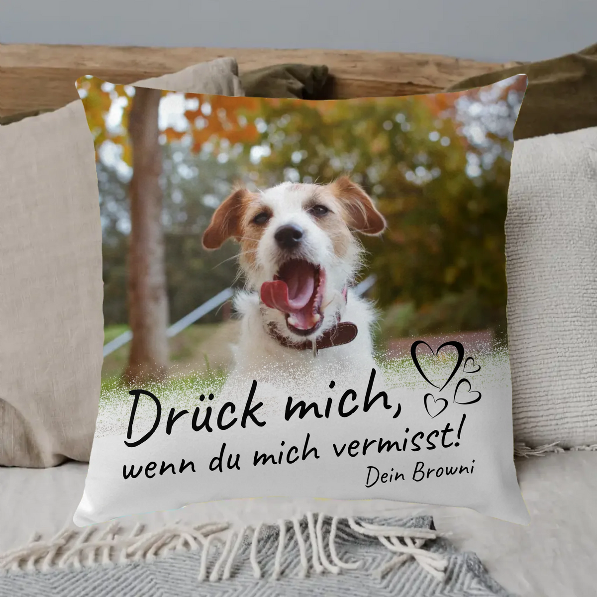 Personalisiertes Kissen: Wenn du mich vermisst - Individuelles Kissen | Personalize Palace