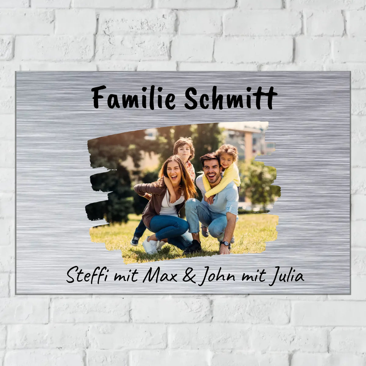 Personalisiertes Schild: Die Hände der Familie - Individuelles Türschild | Personalize Palace