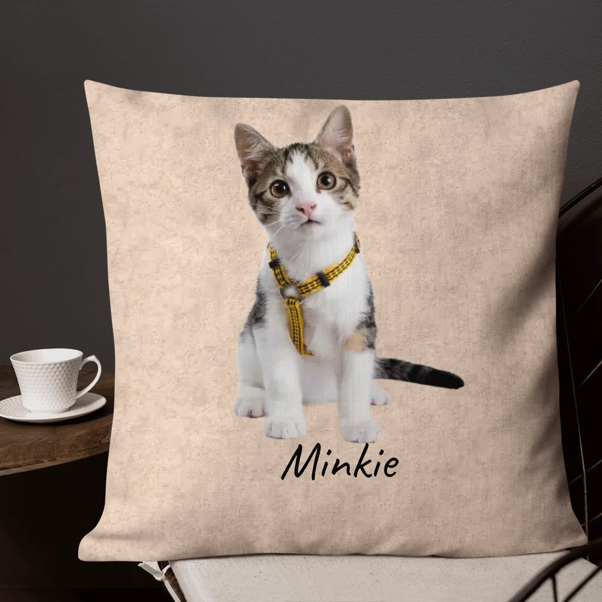 Personalisiertes Kissen: Katzen-Foto ohne Hintergrund - individuelles Sofakissen | Personalize Palace