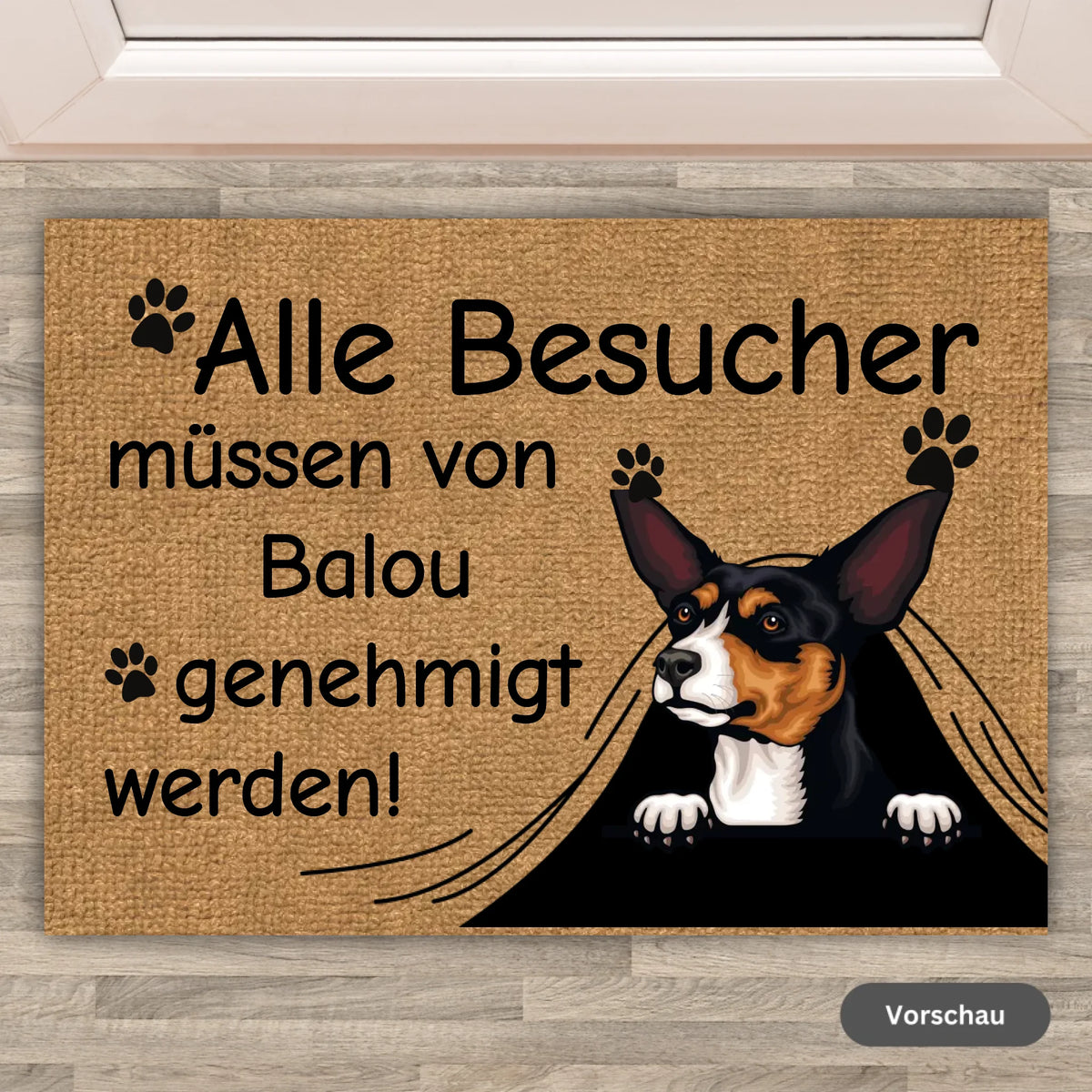 Personalisierte Fußmatte: Klingeln nicht nötig - Individuelle Fußmatte | Personalize Palace