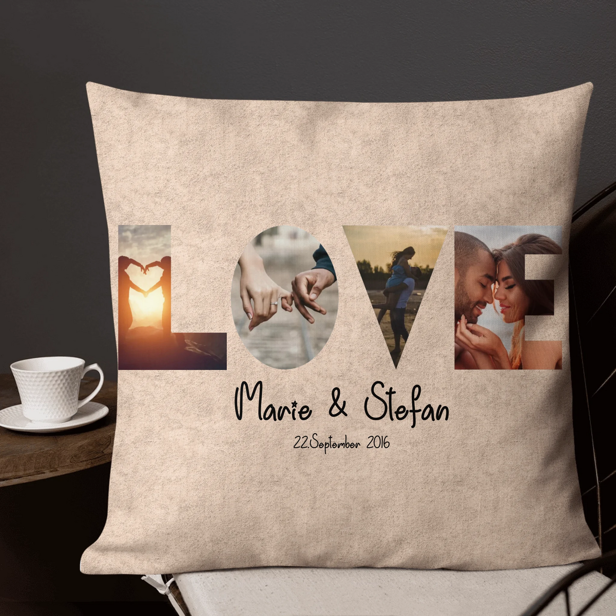 Personalisierte Decke: Fotorolle, Fotobox, Fotodecke, Leben, Liebe, Film - Individuelle Decke | Personalize Palace