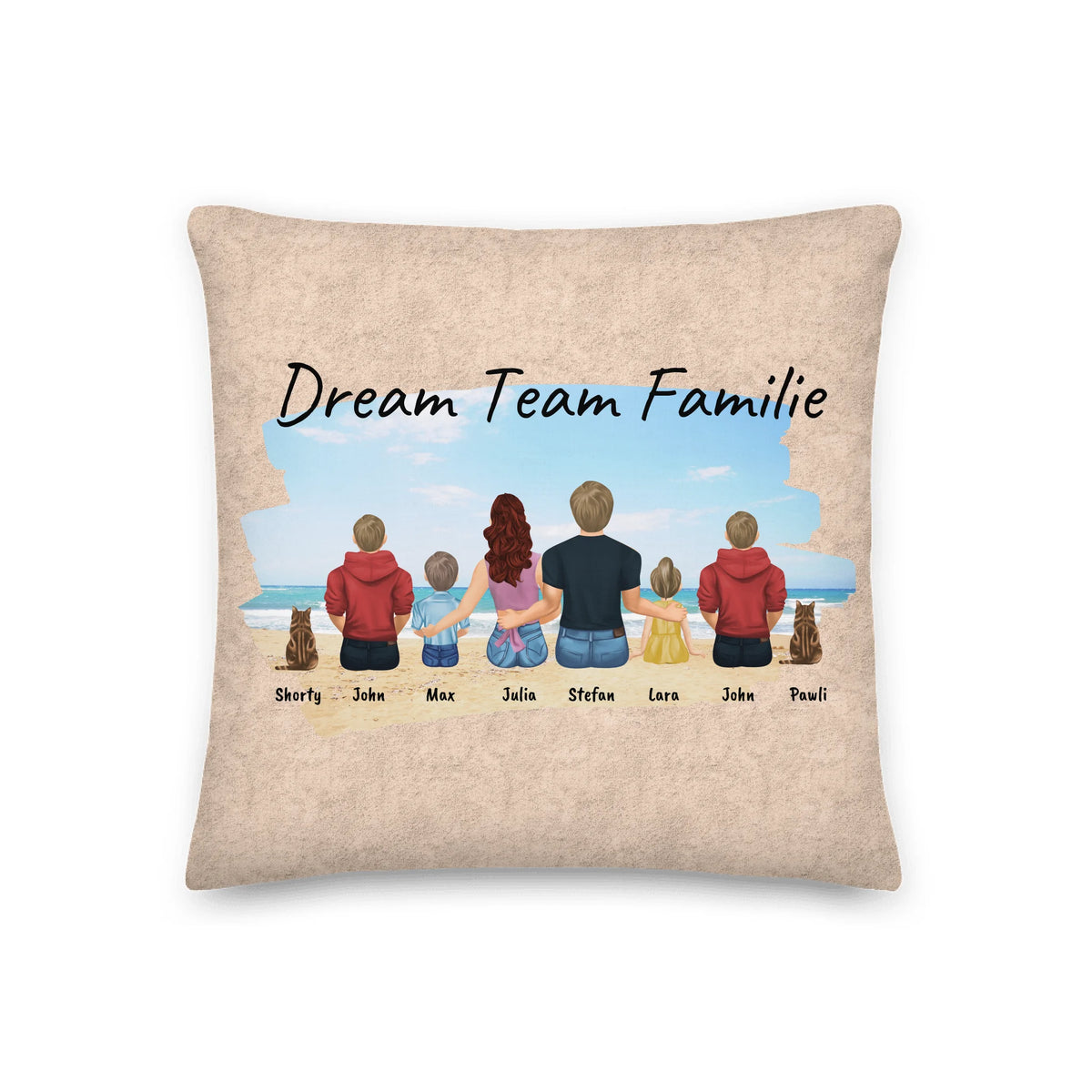 Personalisiertes Kissen: I Love You to the Moon and Back - individuelles Oma & Enkel Kissen | Personalize Palace
