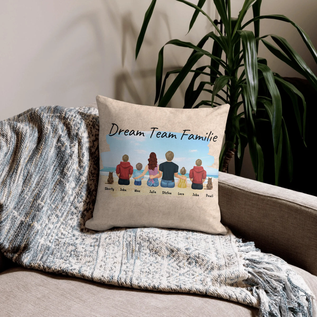 Personalisiertes Kissen: Bei Oma ist es am schönsten - individuelles Oma Kissen | Personalize Palace