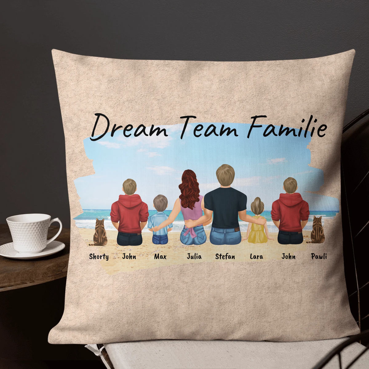 Personalisiertes Kissen: Bei Oma ist es am schönsten - individuelles Oma Kissen | Personalize Palace