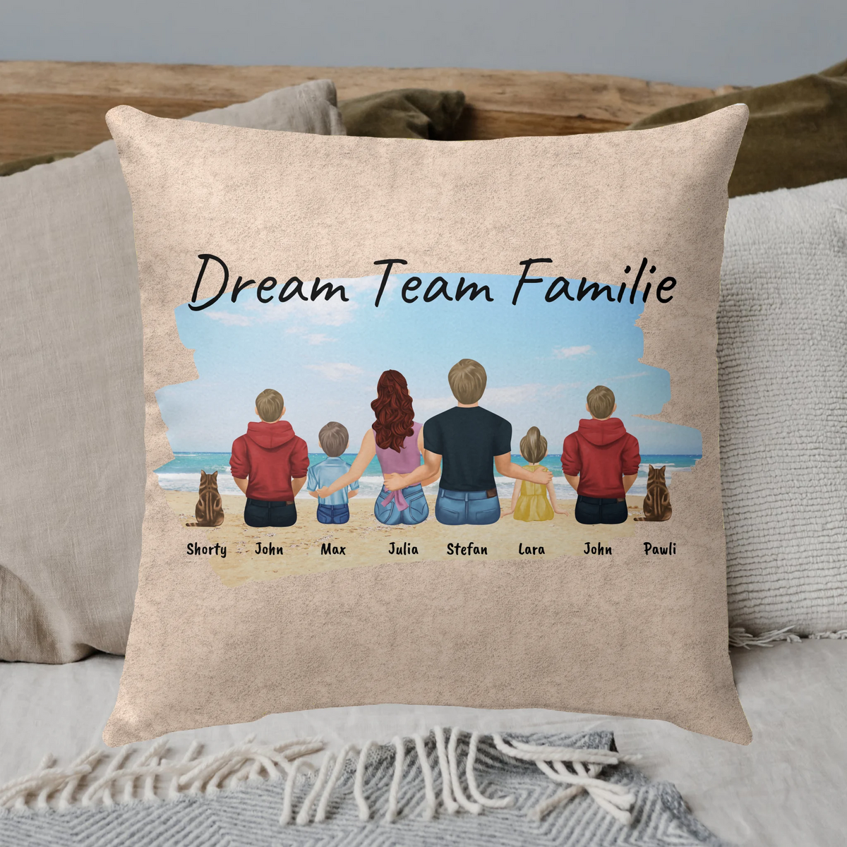 Personalisiertes Kissen: Bei Oma ist es am schönsten - individuelles Oma Kissen | Personalize Palace