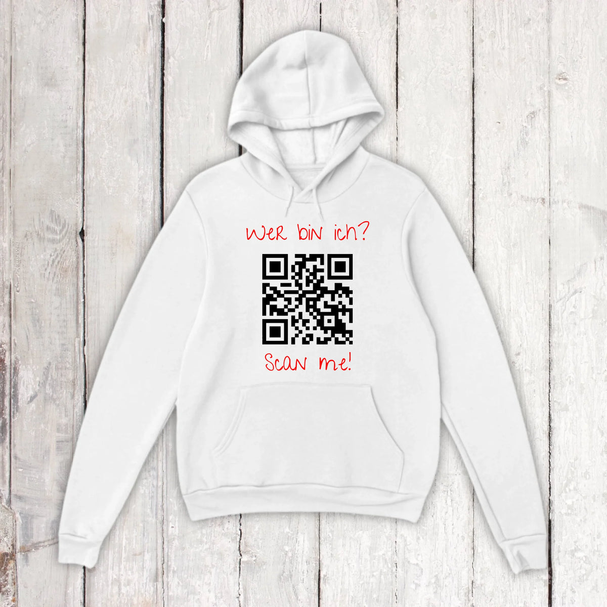 dein QR-Code | Strichcode mit Text - individuelles T-Shirt | Personalize Palace
