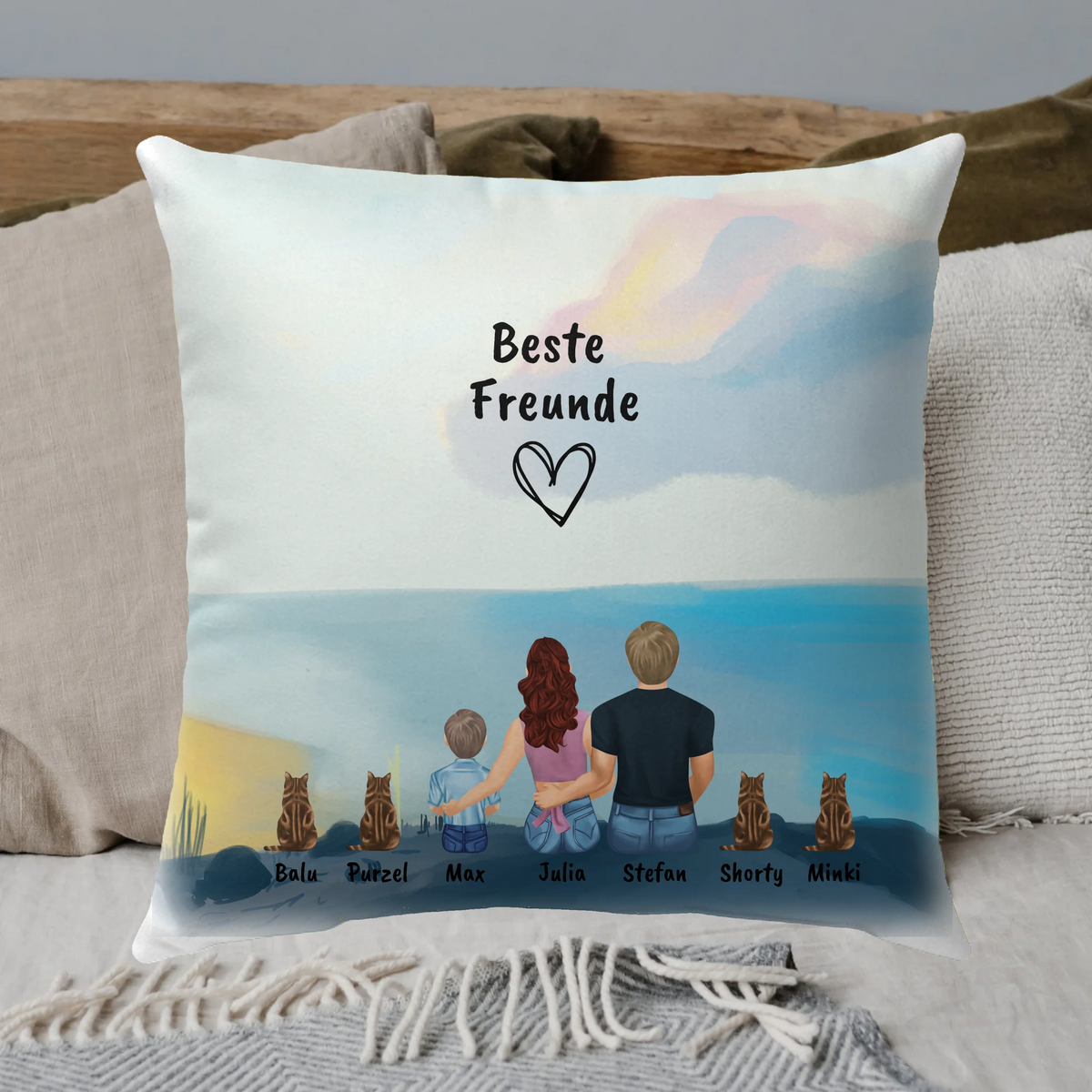 Personalisiertes Kissen: Das sind wir! - individuelles Kissen | Personalize Palace