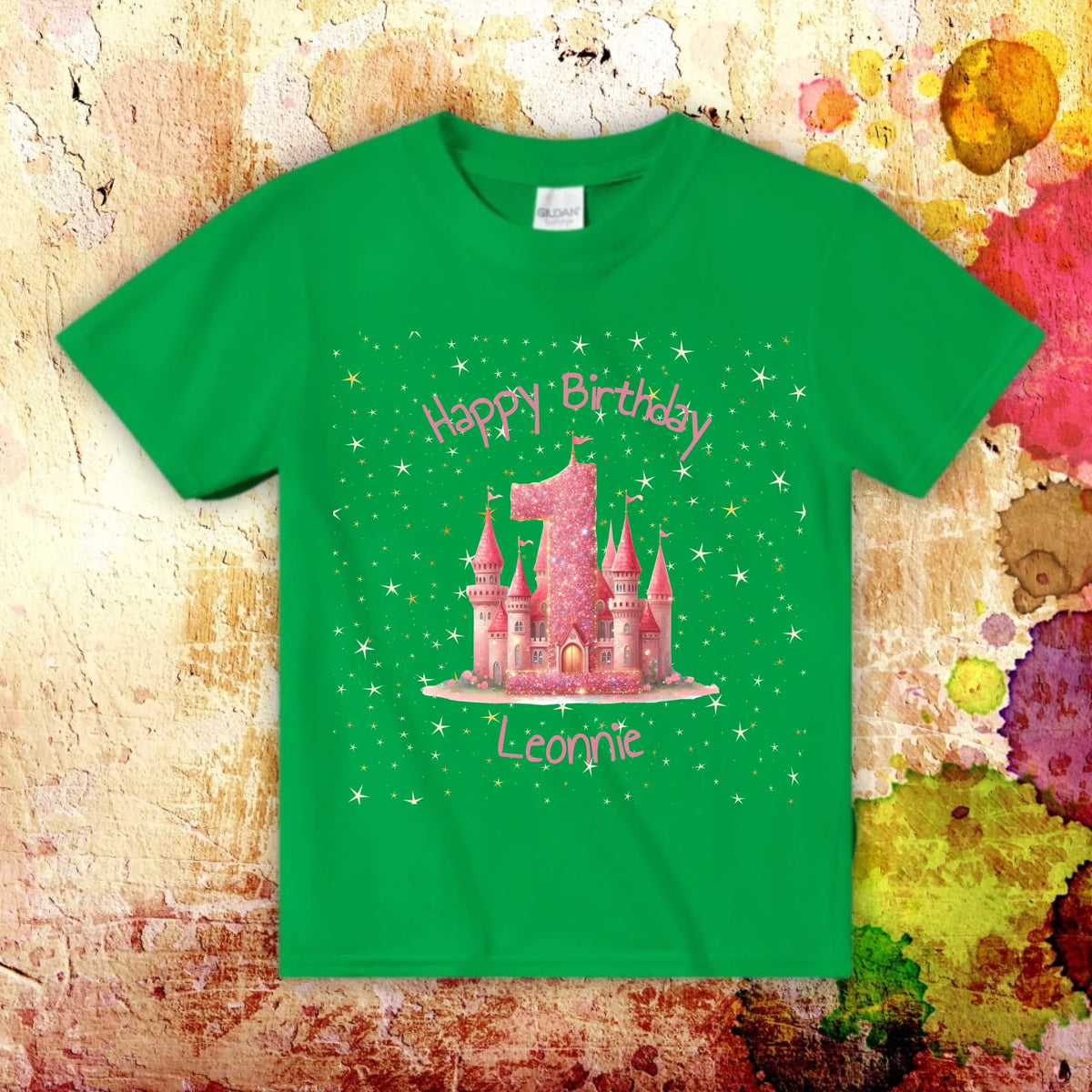 Personalisiertes T-Shirt: Geburtstag mit Zahl und Namen - individuelles Kinder T-Shirt | Personalize Palace