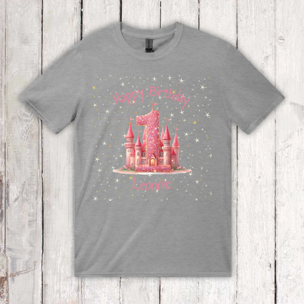 Personalisiertes T-Shirt: Geburtstag mit Zahl und Namen - individuelles T-Shirt | Personalize Palace