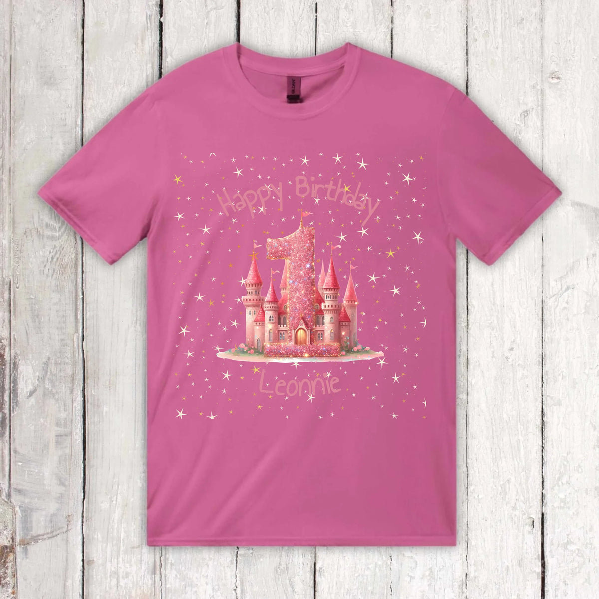 Personalisiertes T-Shirt: Geburtstag mit Zahl und Namen - individuelles T-Shirt | Personalize Palace