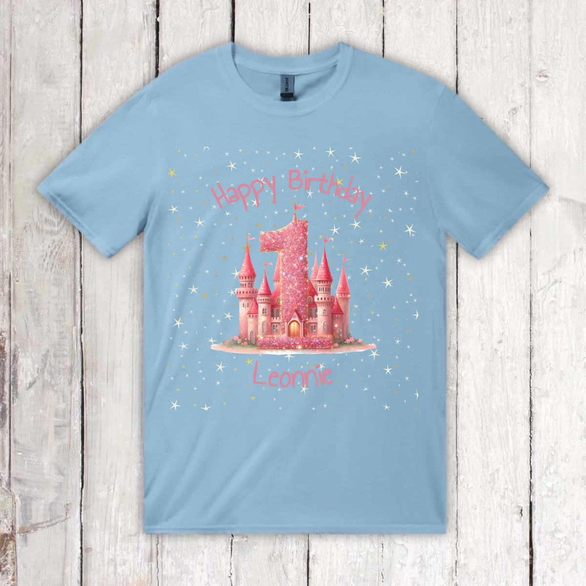 Personalisiertes T-Shirt: Geburtstag mit Zahl und Namen - individuelles T-Shirt | Personalize Palace