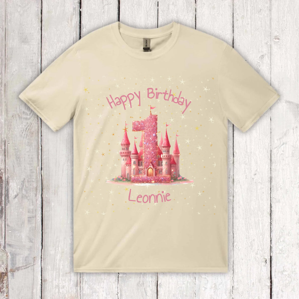 Personalisiertes T-Shirt: Geburtstag mit Zahl und Namen - individuelles T-Shirt | Personalize Palace