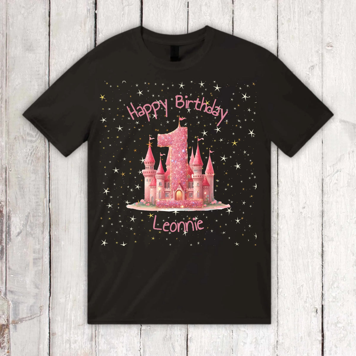Personalisiertes T-Shirt: Geburtstag mit Zahl und Namen - individuelles T-Shirt | Personalize Palace